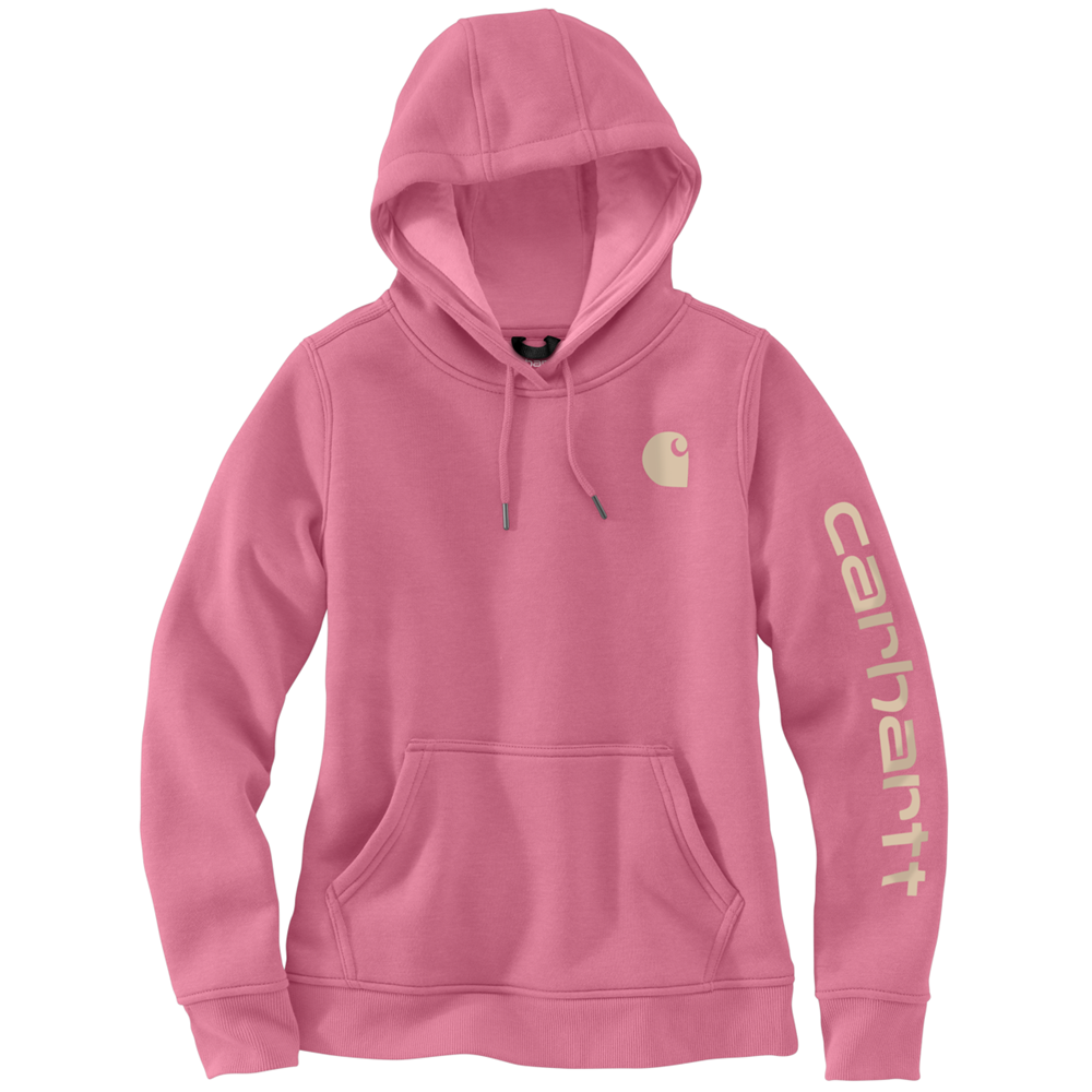 Carhartt Women's CLARKSBURG GRAPHIC Hooded Sweatshirt - Woodrose