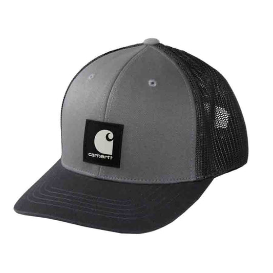Carhartt Rugged Flex® Twill Mesh-Back Logo Patch Cap - GREY
