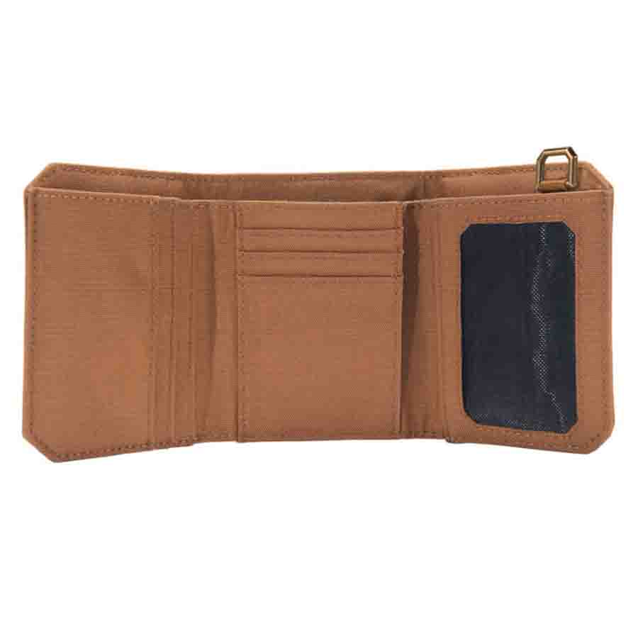 Carhartt NYLON DUCK Trifold Wallet RFID - BLACK