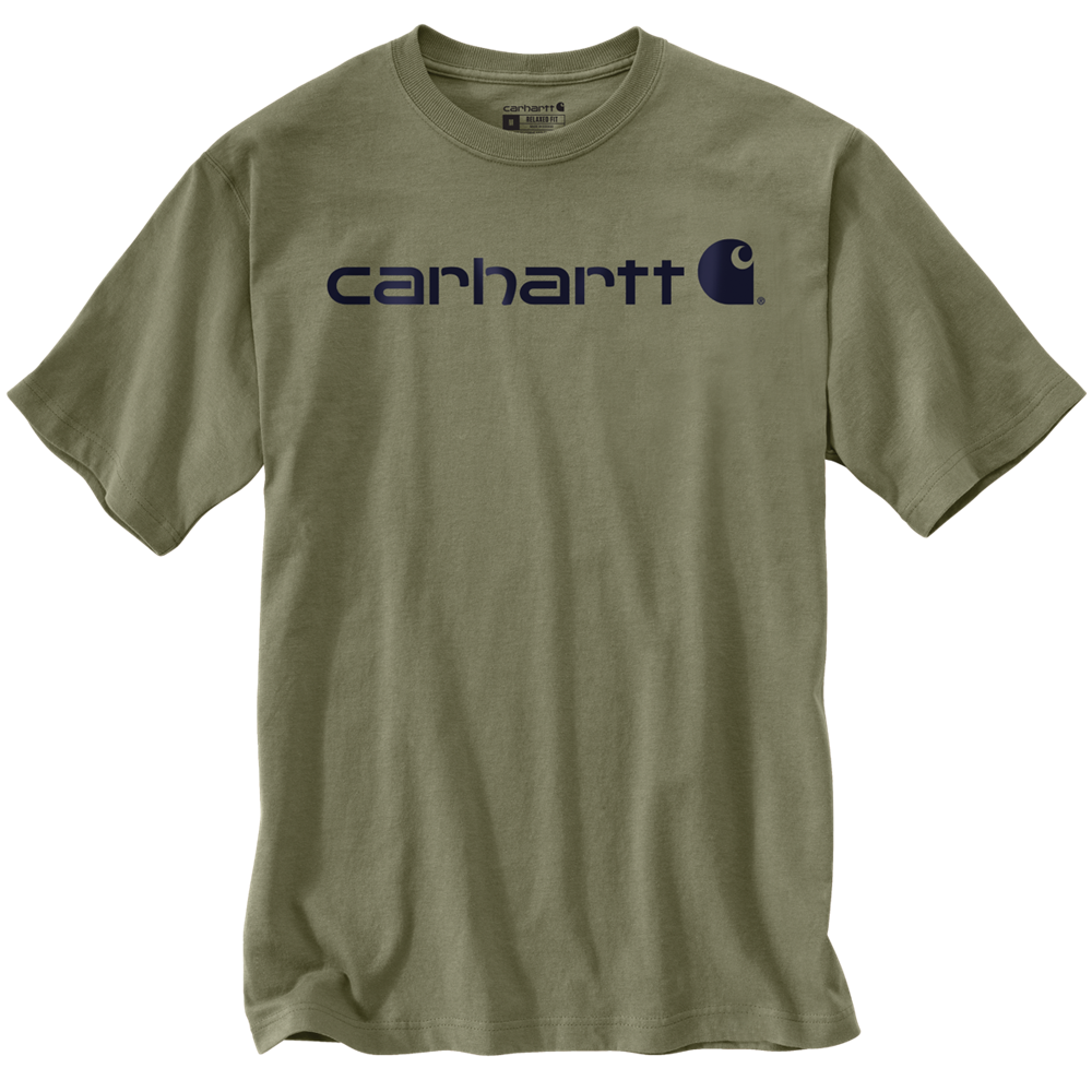 Carhartt Dearborn Relaxed Fit Logo T-Shirt - Olive Green 103361