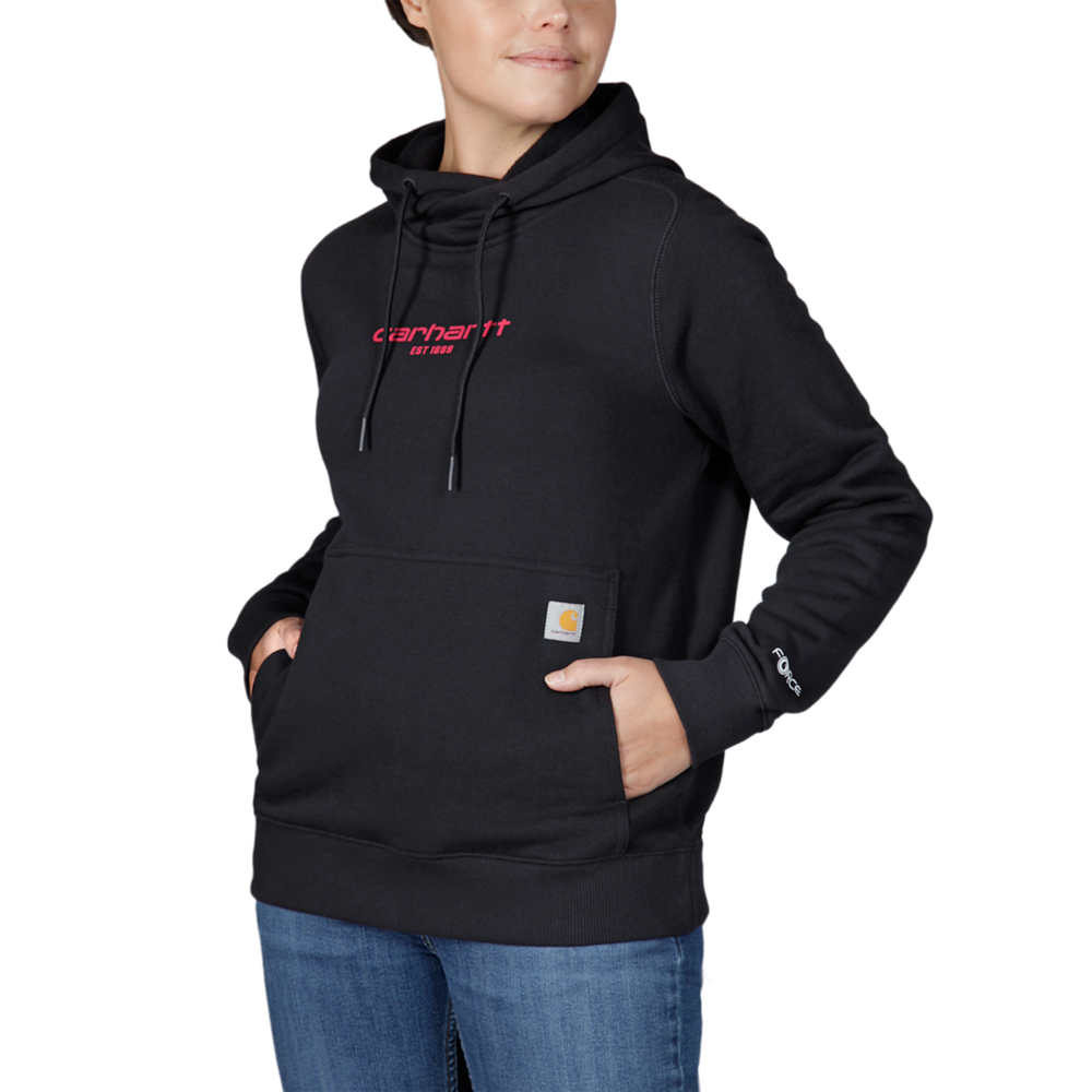Carhartt Women’s Force® Relaxed Fit Lightweight Graphic Hoodie – 105573