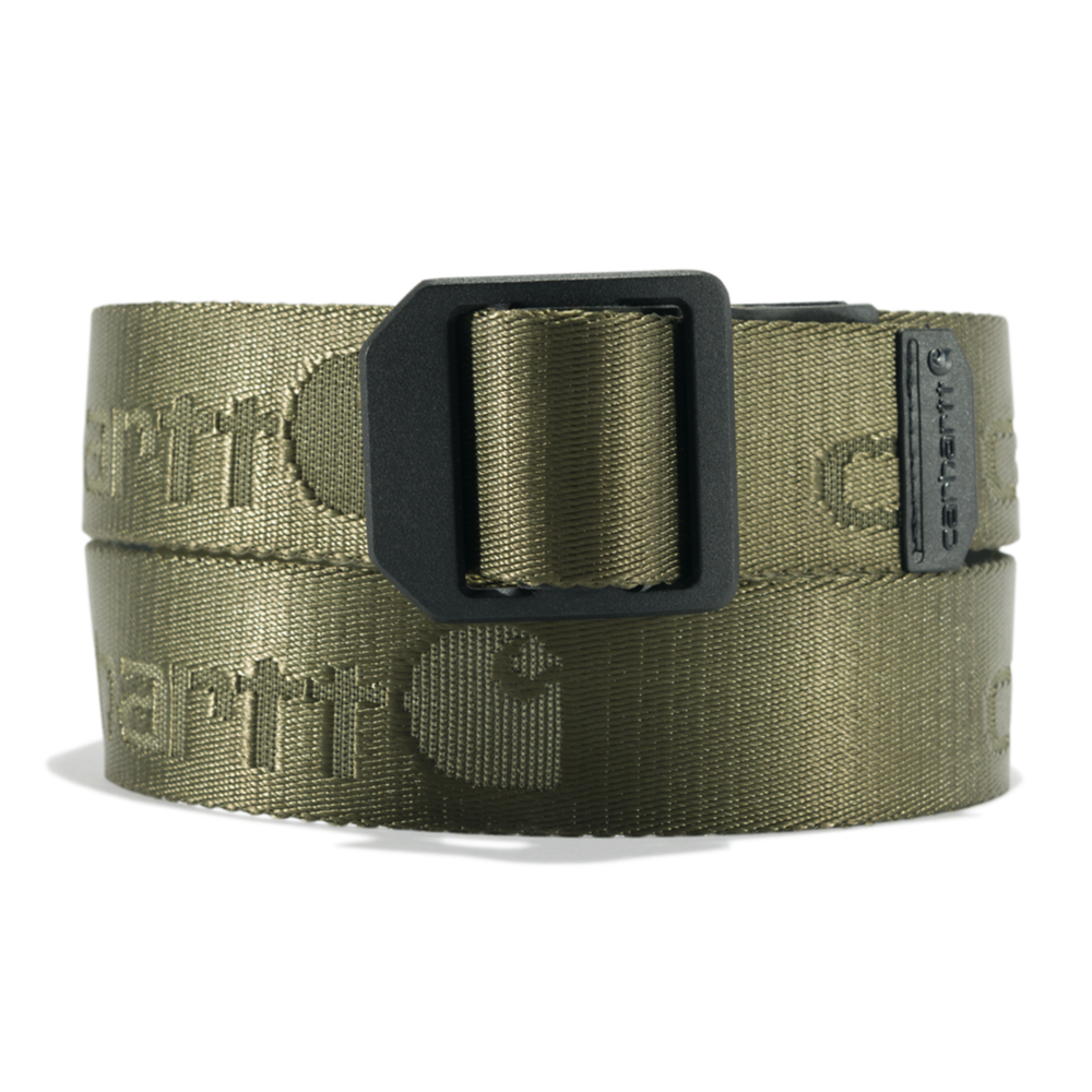 Carhartt Nylon WEBBING Lock Belt - ARMY GREEN Fits 36-42 Waist