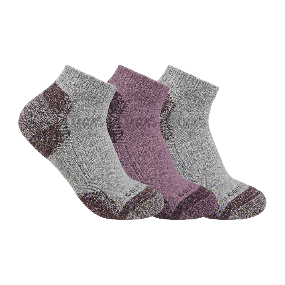 Carhartt Midweight Women’s Low Cut Sock 3 Pack Multi-colour - Women's – SL2623W