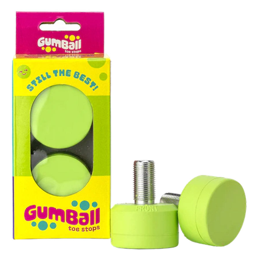 Gumball Toe Stops (Pair of 2) Lime - Long Stem