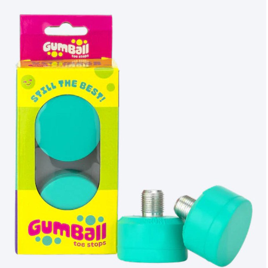 Gumball Toe Stops (Pair of 2) Mint - Short Stem