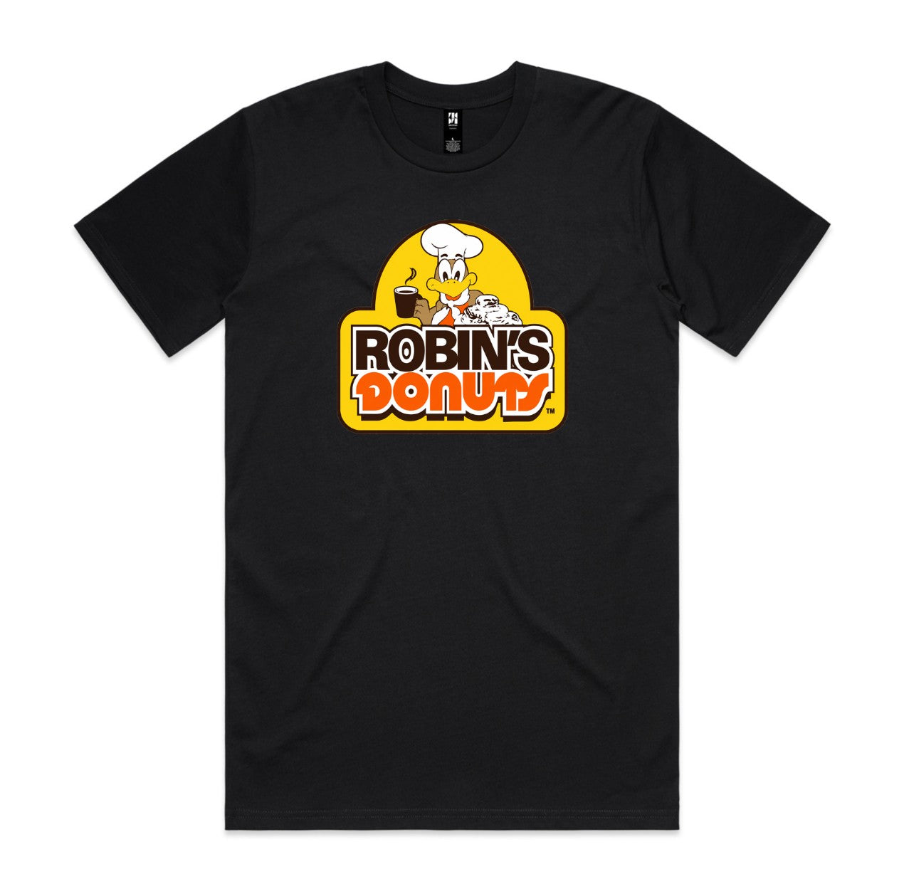 Robin's Donuts - MEN'S Black tee