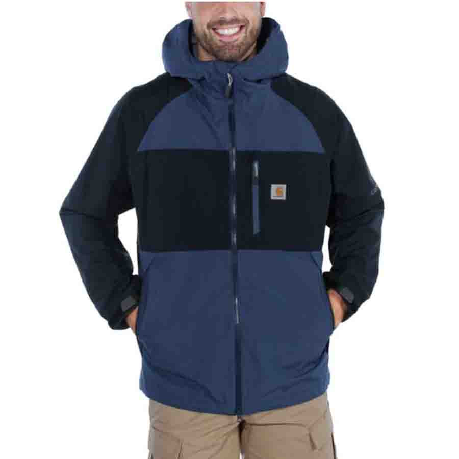 Carhartt STORM DEFENDER FORCE Jacket - BLUE BLACK