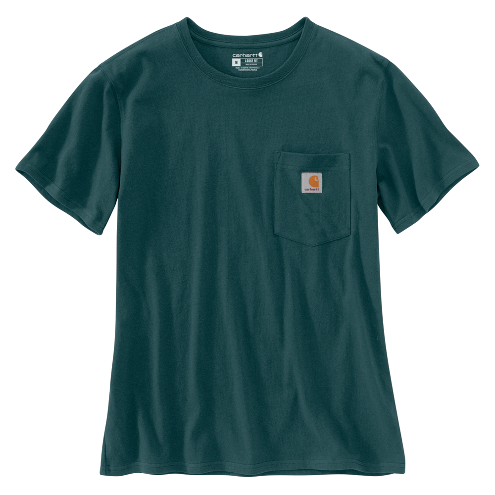 Carhartt Women’s K87 Workwear Pocket T-Shirt – 103067 - Greenstone