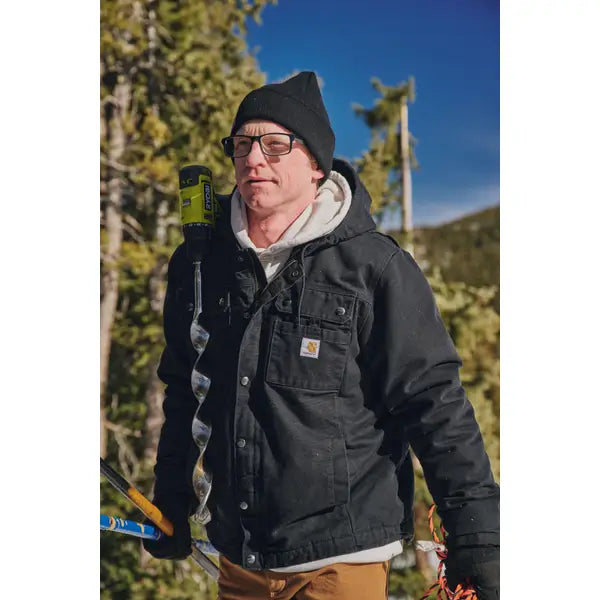 Carhartt Bartlett Washed Duck Jacket 103826 - BLACK