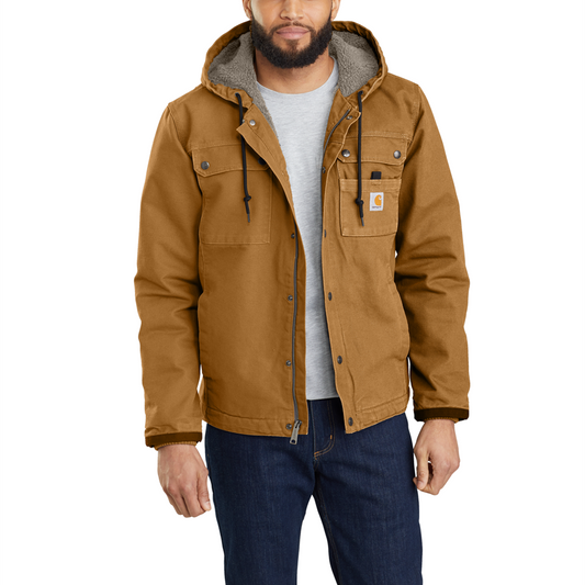 Carhartt Bartlett Washed Duck Jacket 103826 BROWN