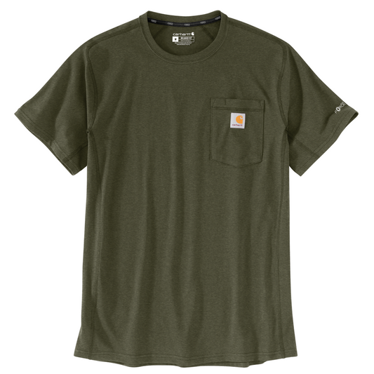 Carhartt FORCE® Relaxed Fit Midweight Short Sleeve Pocket T-Shirt 106652 - GREEN