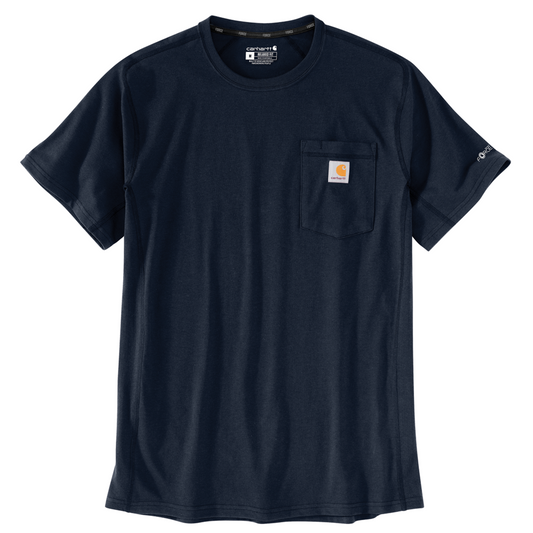 Carhartt FORCE® Relaxed Fit Midweight Short Sleeve Pocket T-Shirt 106652 - NAVY