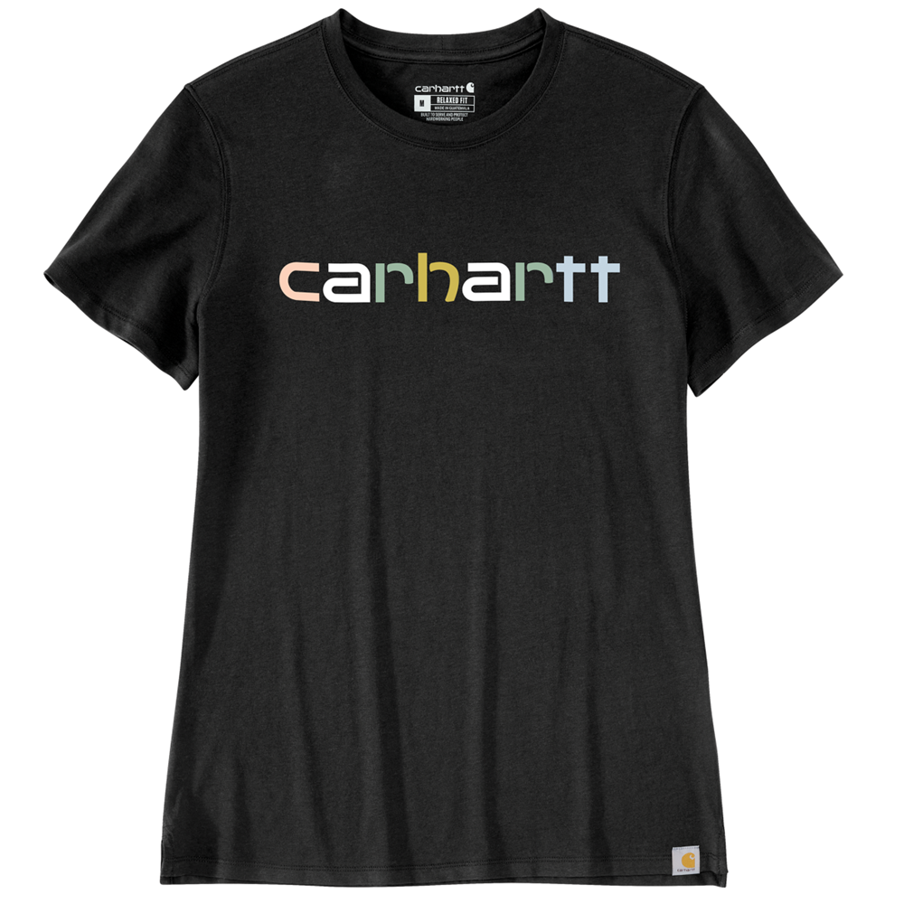 Carhartt Women’s Relaxed Fit Multi-Colour Logo Graphic T-Shirt – 105764