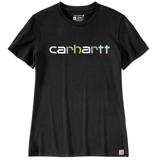 Carhartt Women’s Relaxed Fit Multi-Colour Logo Graphic T-Shirt – 105764
