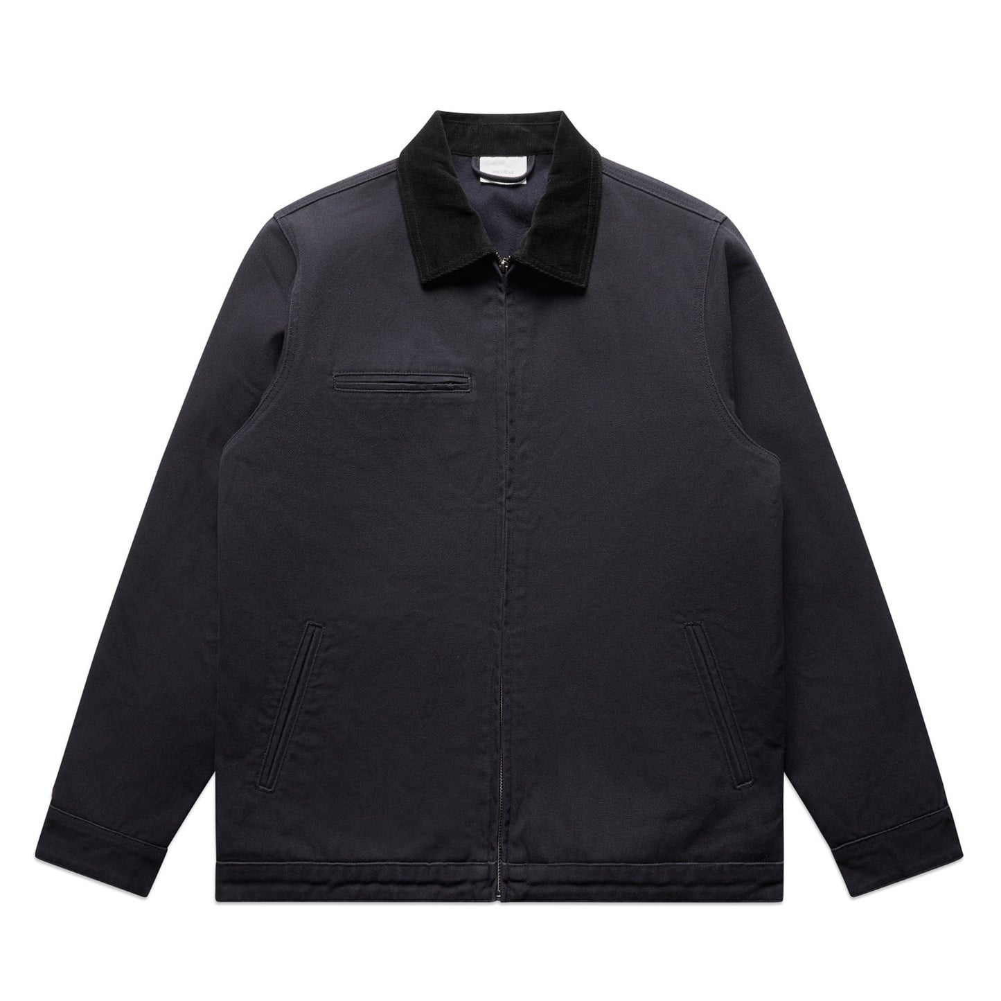 AS Colour Canvas Cord Collar Jacket - Printable or Blank - Ink Blue