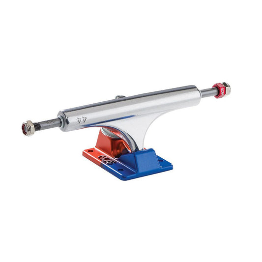 Ace AF1 Blue & Orange Skateboard Trucks – Polished Finish - ACE 33 (Fits 8.0)