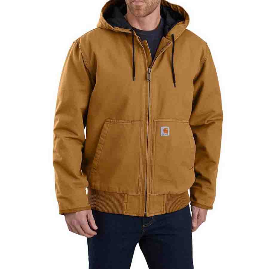Carhartt WASHED DUCK ACTIVE Jacket - BROWN