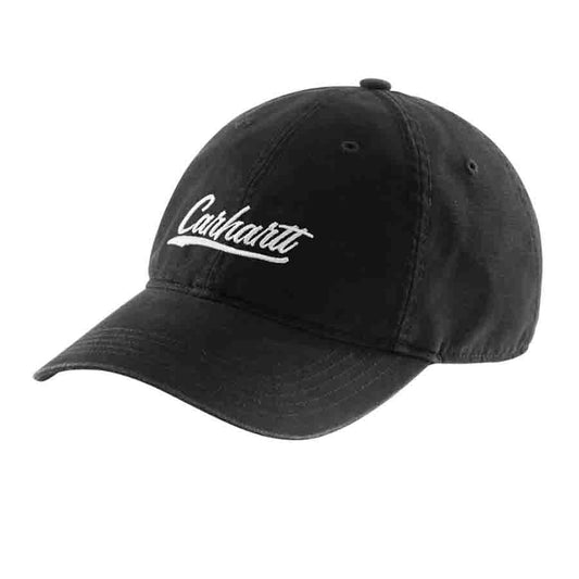 Carhartt CANVAS SCRIPT Cap - BLACK
