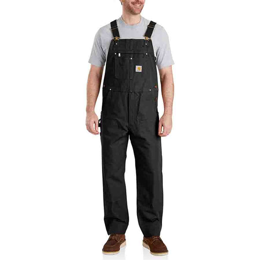 Carhartt Relaxed Fit Duck Bib Overall - BLACK