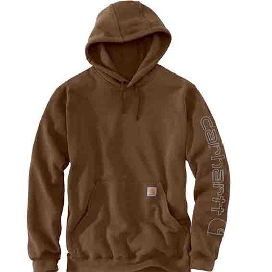 Carhartt MIDWEIGHT HOODED LOGO Sweatshirt - MOCHA