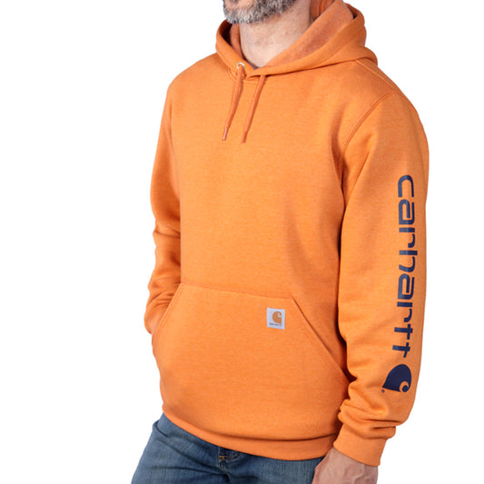 Carhartt MIDWEIGHT HOODED LOGO Sweatshirt - MARMALADE