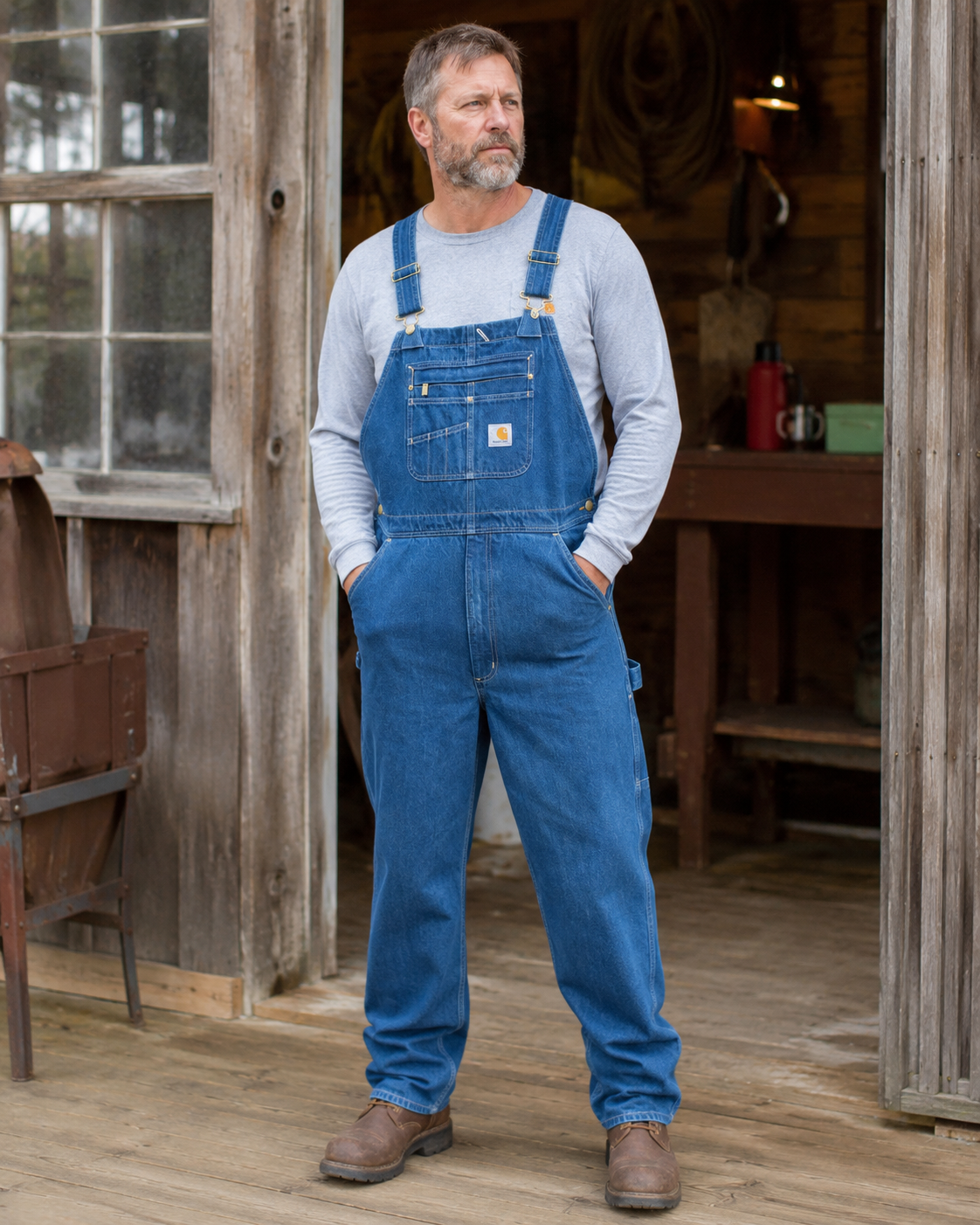 Carhartt Loose Fit Denim Bib Overall