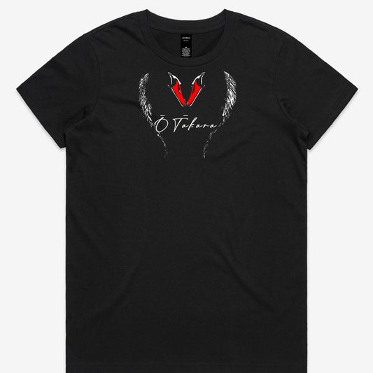 Women's custom tee - New Brighton Swans - BLACK