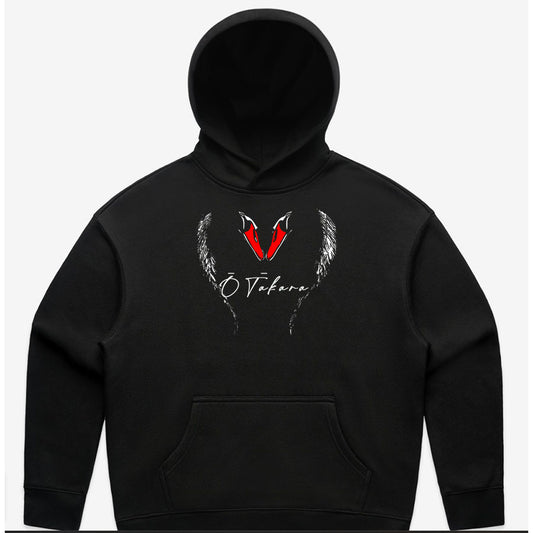Women's custom relax hoodie - New Brighton Swans - BLACK