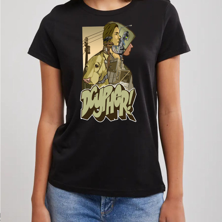 DCYPHER - Truant - WOMEN'S BLACK TEE