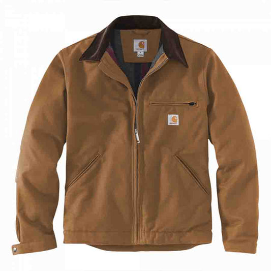 Carhartt DUCK DETROIT Jacket - BROWN