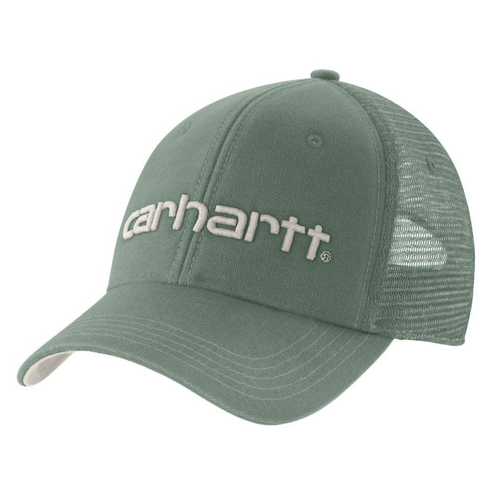 Carhartt DUNMORE Mesh back cap - Green Slate/Malt