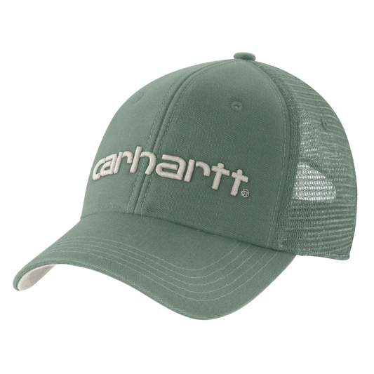 Carhartt DUNMORE Mesh back cap - Green Slate/Malt