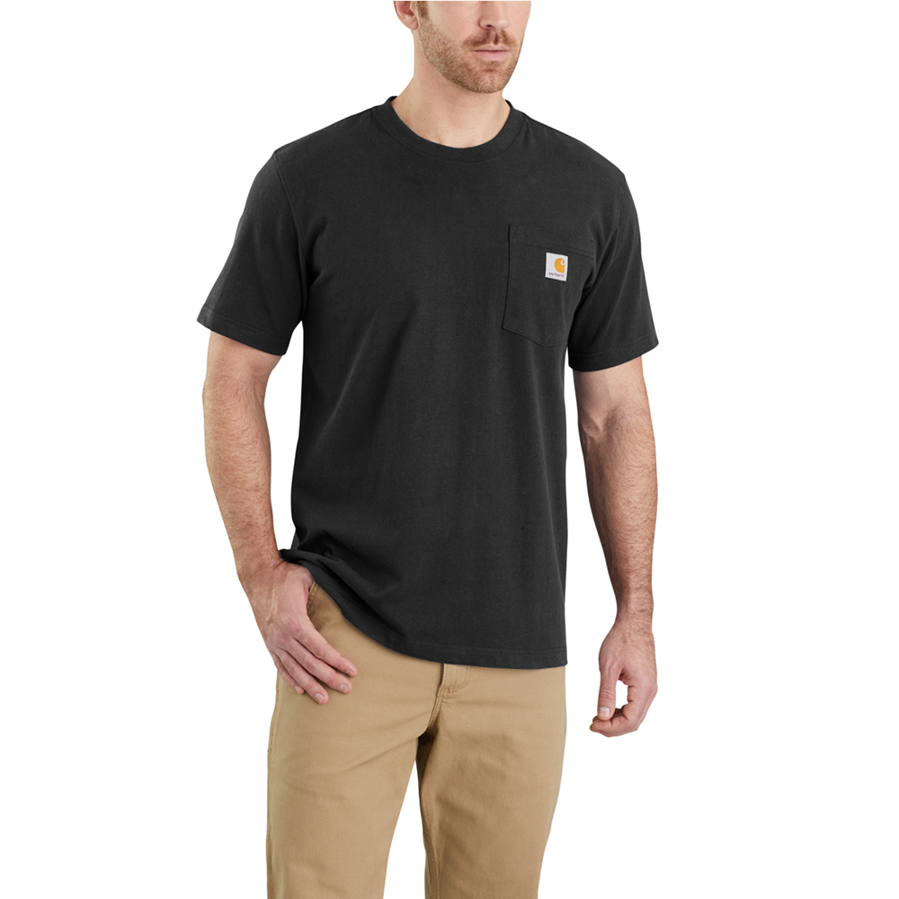 Carhartt Men’s Relaxed Fit Pocket T-Shirt - Black