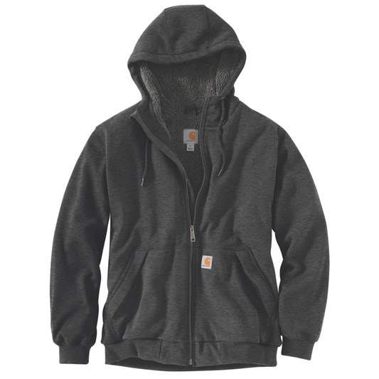 Carhartt Rain Defender™ Sherpa-Lined Zip Hoodie - GREY