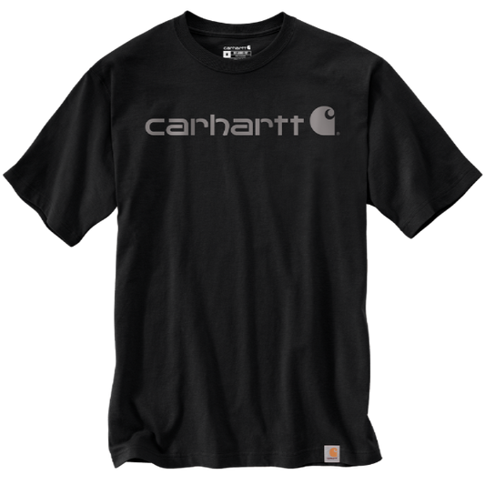 Carhartt Dearborn Relaxed Fit Logo T-Shirt - BLACK
