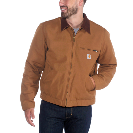 Carhartt DUCK DETROIT Jacket - BROWN