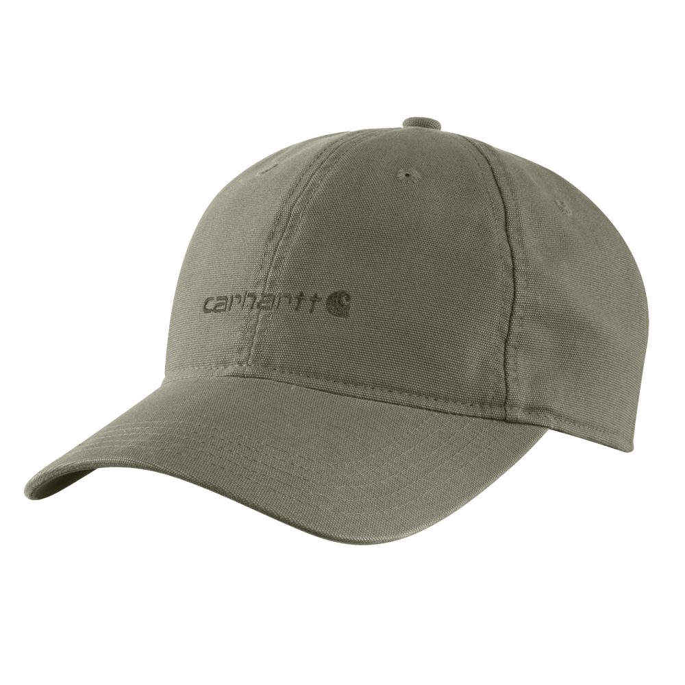 Carhartt Canvas Embroidered Graphic Cap - Dusty Olive