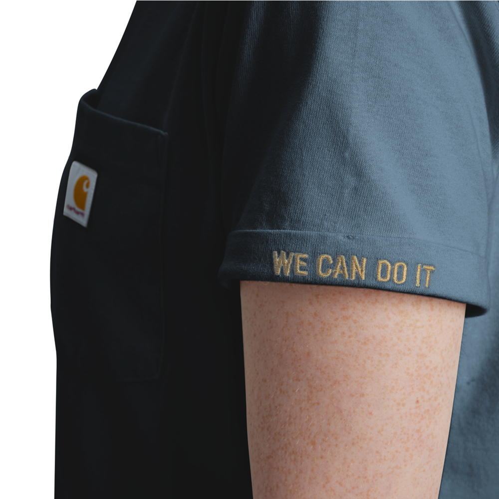 Carhartt Women’s Dearborn Loose Fit Rosie T-Shirt – 106903 - IRON BLUE