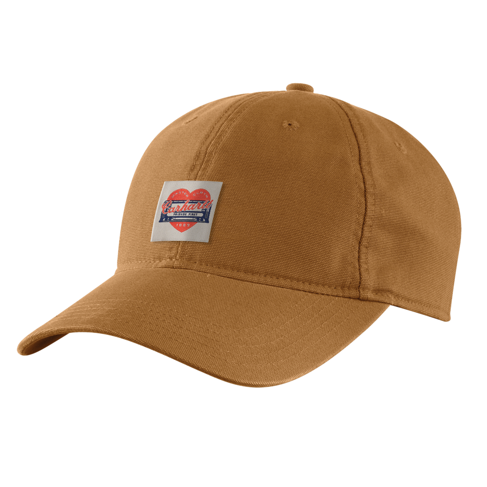 Carhartt Heart Patch Canvas Cap - Brown