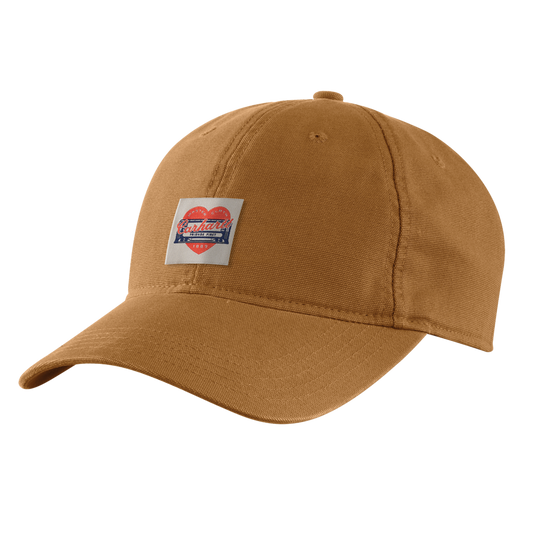 Carhartt Heart Patch Canvas Cap - Brown