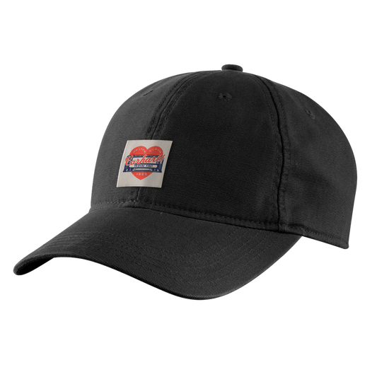 Carhartt Heart Patch Canvas Cap - Black