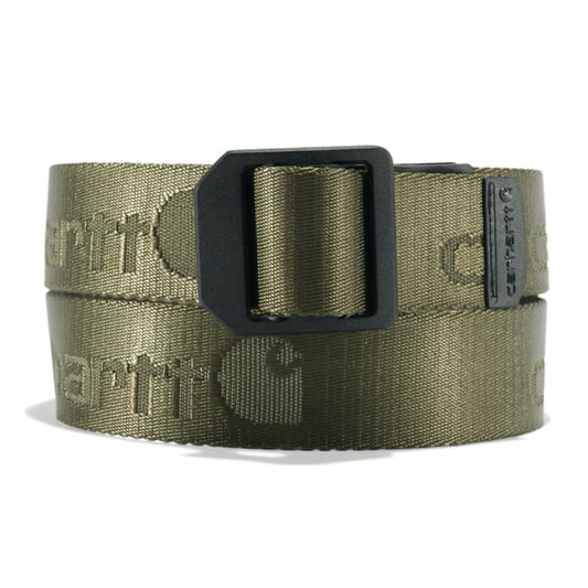 Carhartt Nylon WEBBING Lock Belt - ARMY GREEN Fits 36-42 Waist