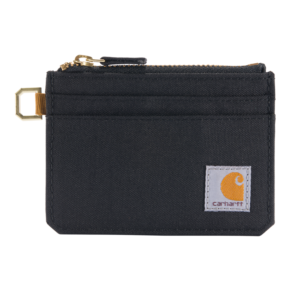 Carhartt Zippered Card Keeper Wallet - BLACK