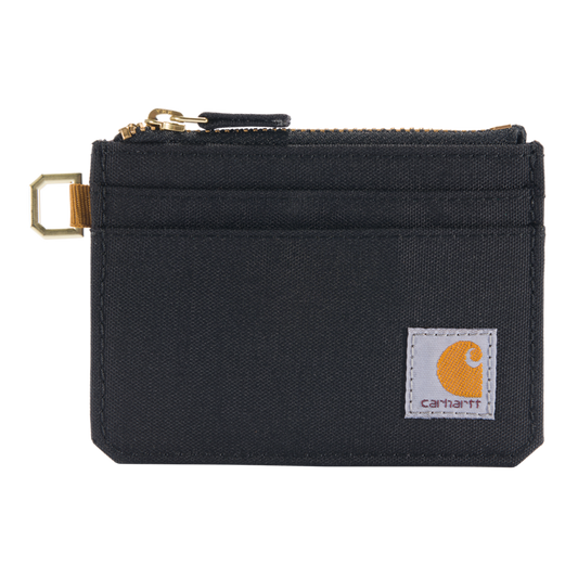 Carhartt Zippered Card Keeper Wallet - BLACK