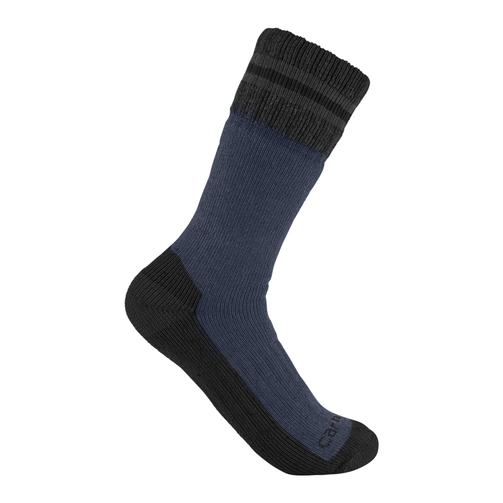 Carhartt Heavyweight Synthetic Wool Blend Boot Sock 2 Pack - Blue - SB7742 - Men's
