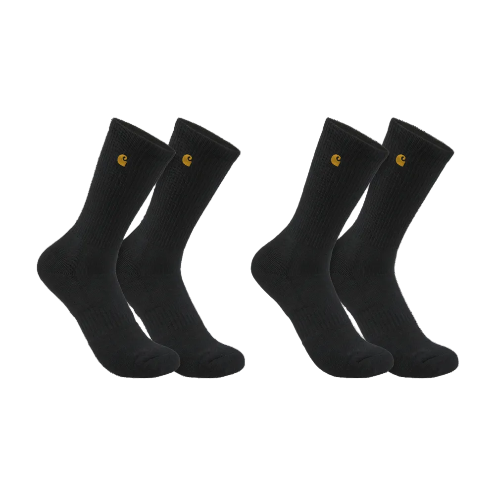 Carhartt FORCE SC2252 midweight crew socks in a 2-pack