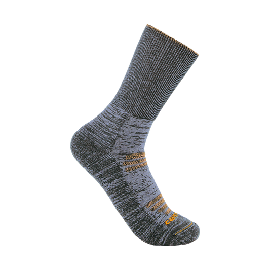 Carhartt Outdoor Twin Knit Midweight Crew Sock SC9550 - Gray - Men's