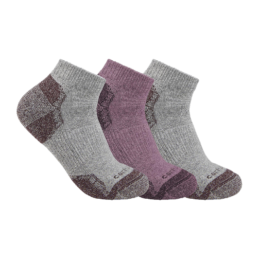 Carhartt Midweight Women’s Low Cut Sock 3 Pack Multi-colour - Women's  – SL2623W