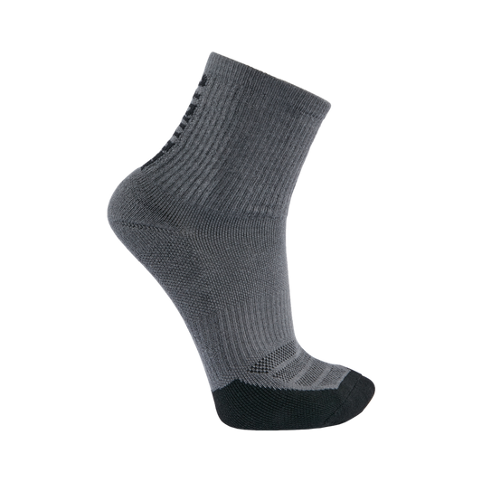 Carhartt FORCE Midweight Logo Short Crew Sock 3 Pack - Black/Gray SS9933 - Men's