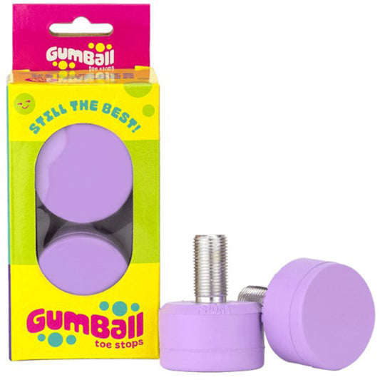 Gumball Toe Stops (Pair of 2) Grape - Long Stem